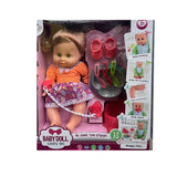 Baby Doll Lovely Set Muñeca Interactiva con Accesorios - +3A