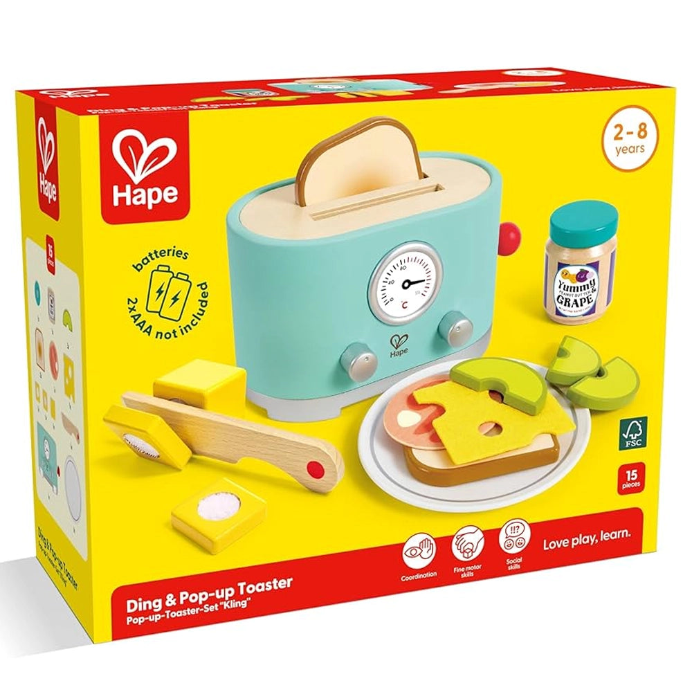 Hape Grille-Pain Pop-Up "Ding" 2-8A