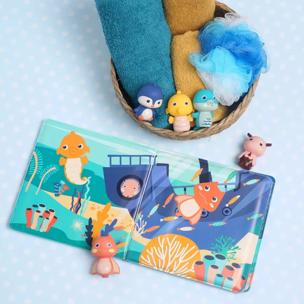 Ludi Livre de Bain et Ses 5 Marionnettes 10M+