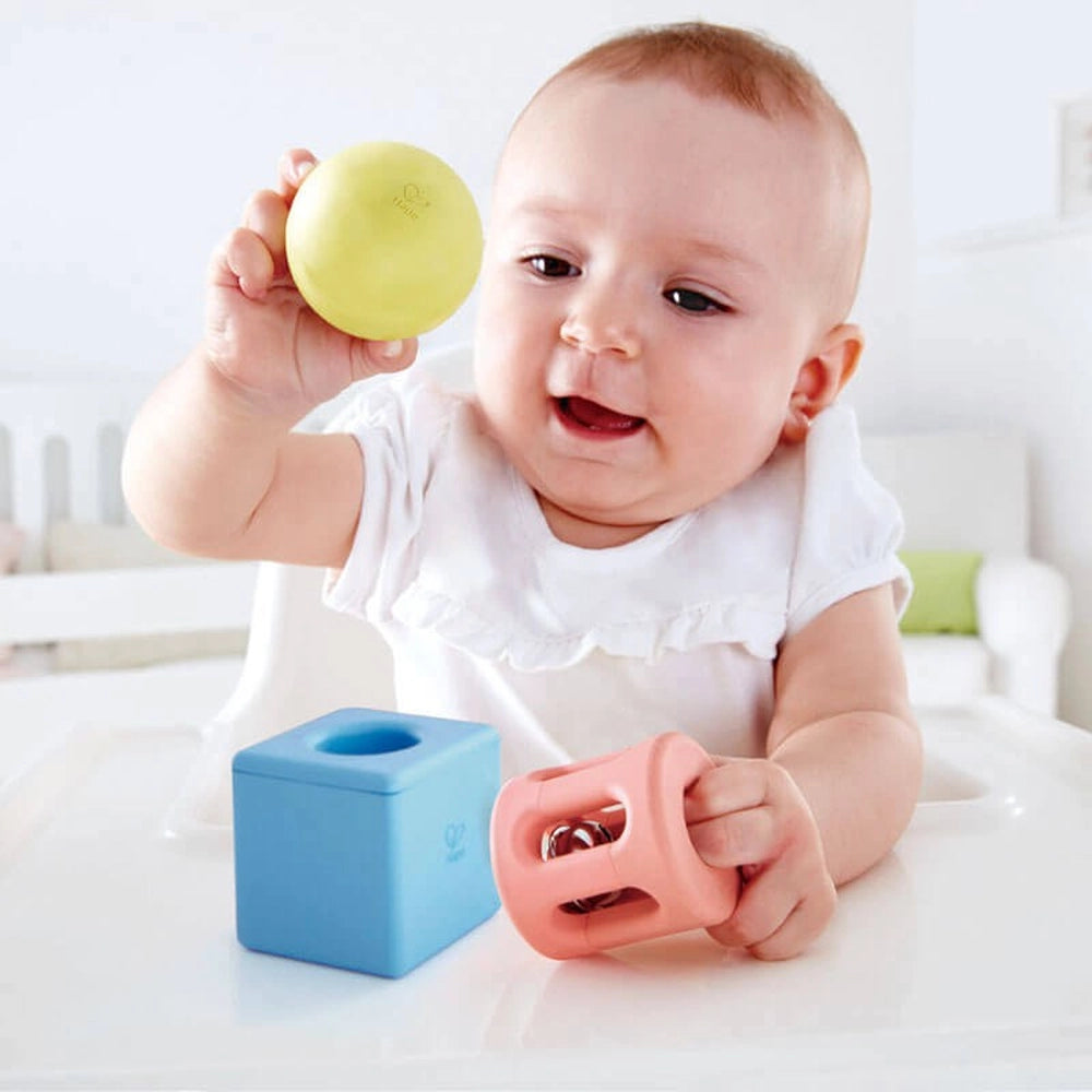 Hape Trio de Hochets Géométriques 0M+