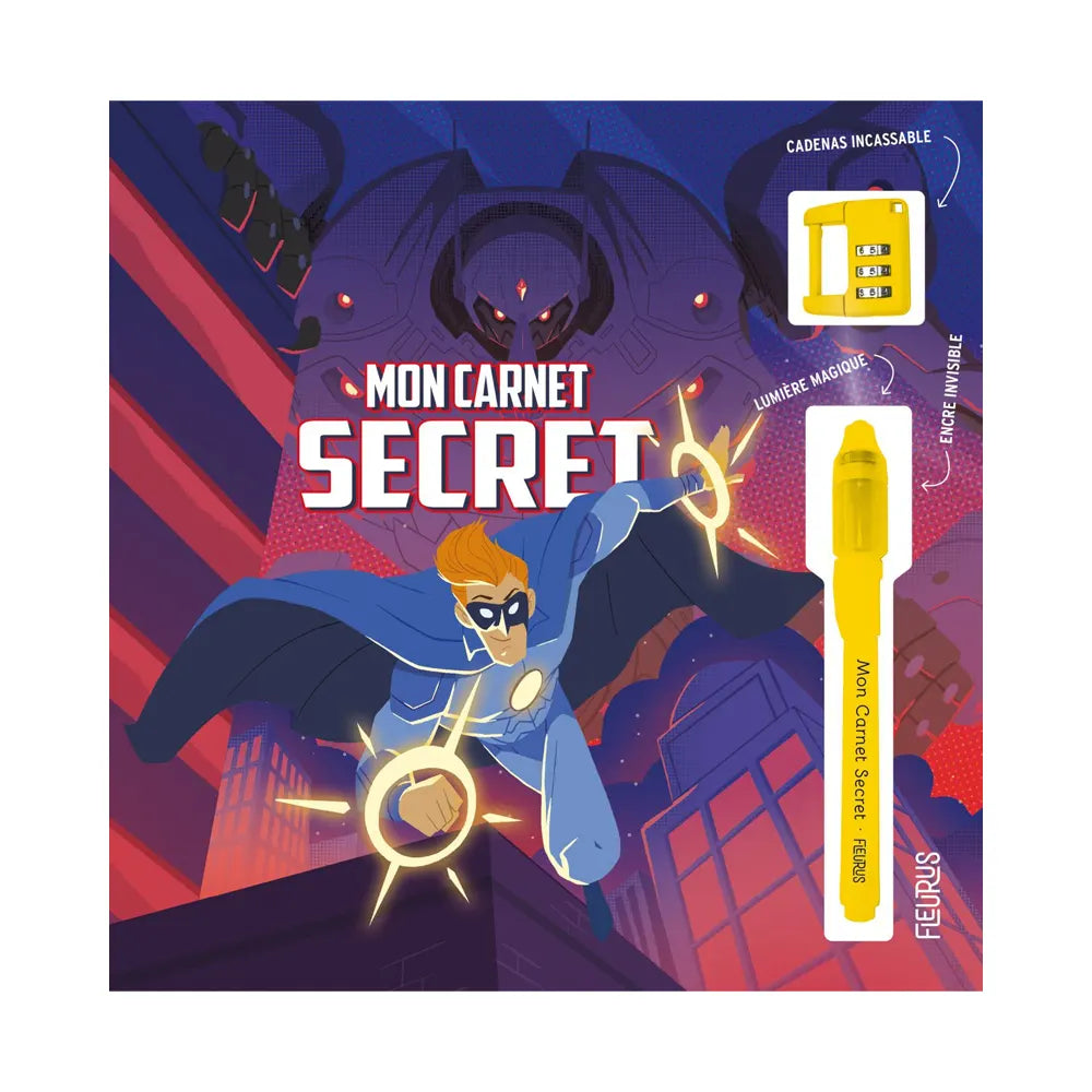 Fleurus Mon Carnet Secret - Super-héros