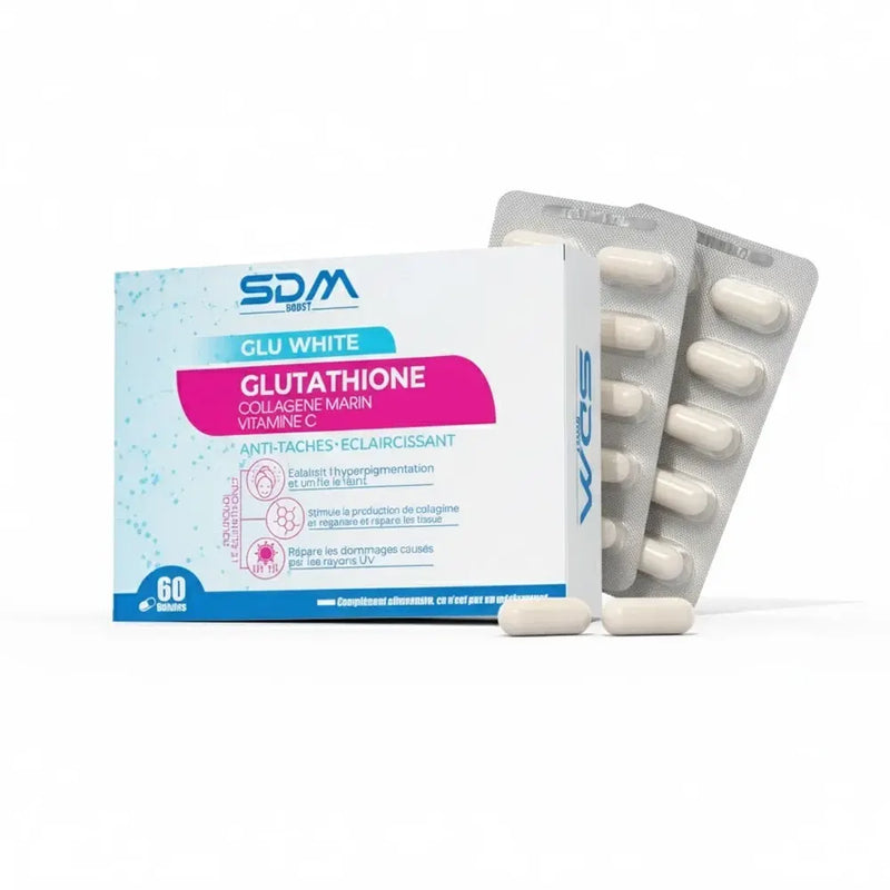 SDM Boost Glu White Glutatión 60 Cápsulas
