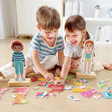 Hape Puzzle Magnétique Habillage 3-6A