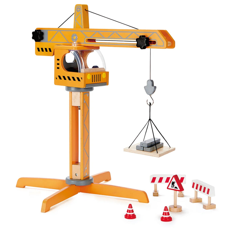 Hape Grue de Levage en Bois 3A+