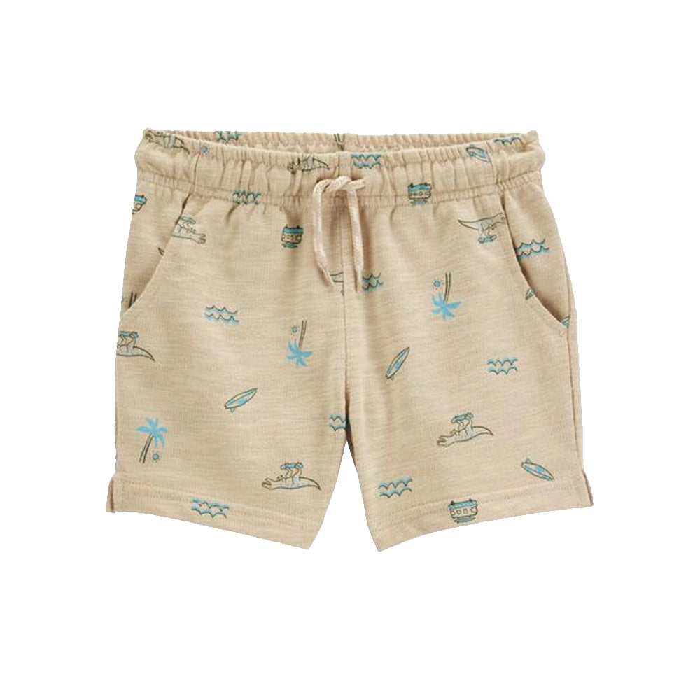 Short en Molleton à Enfiler Garçon Carter's - Plage Kaki
