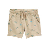 Short en Molleton à Enfiler Garçon Carter's - Plage Kaki