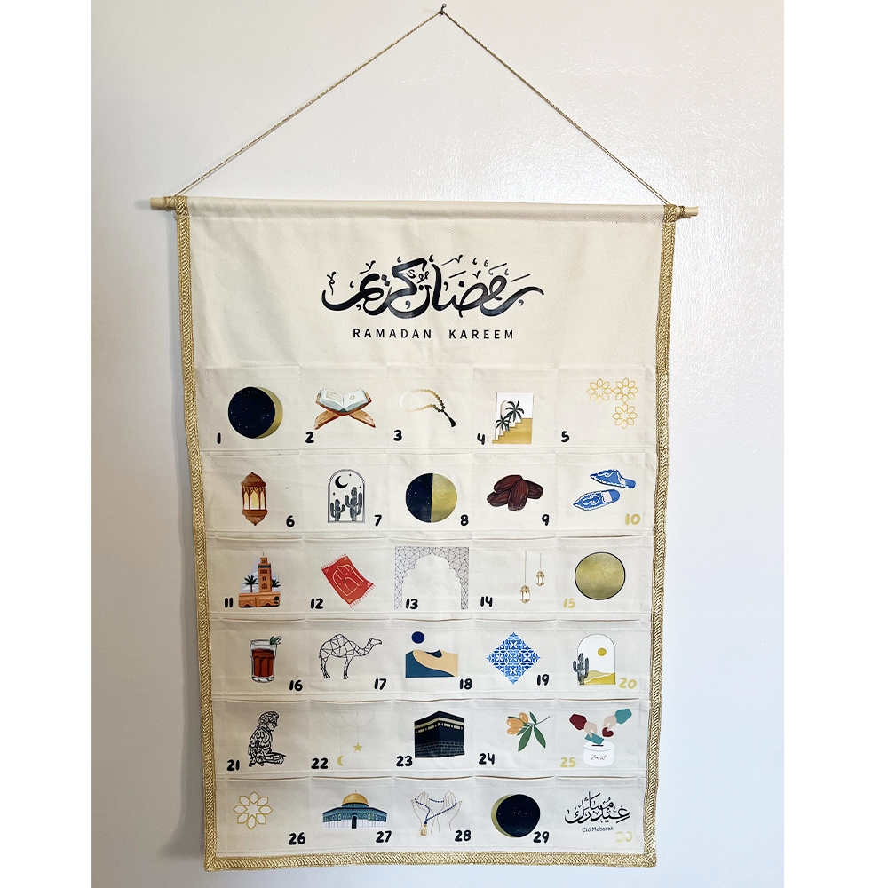 Calendario Montessori Ramadán - Blanco roto