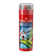 Faber-Castell Boîte de 12 Crayons de Cire Effaçable + 2 Gratuits