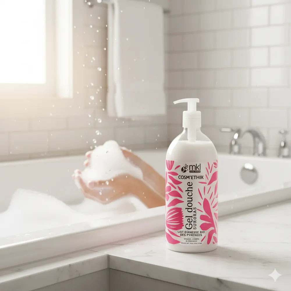 MKL Cosm'ethik Gel Douche Lait D'anesse Bio 1L