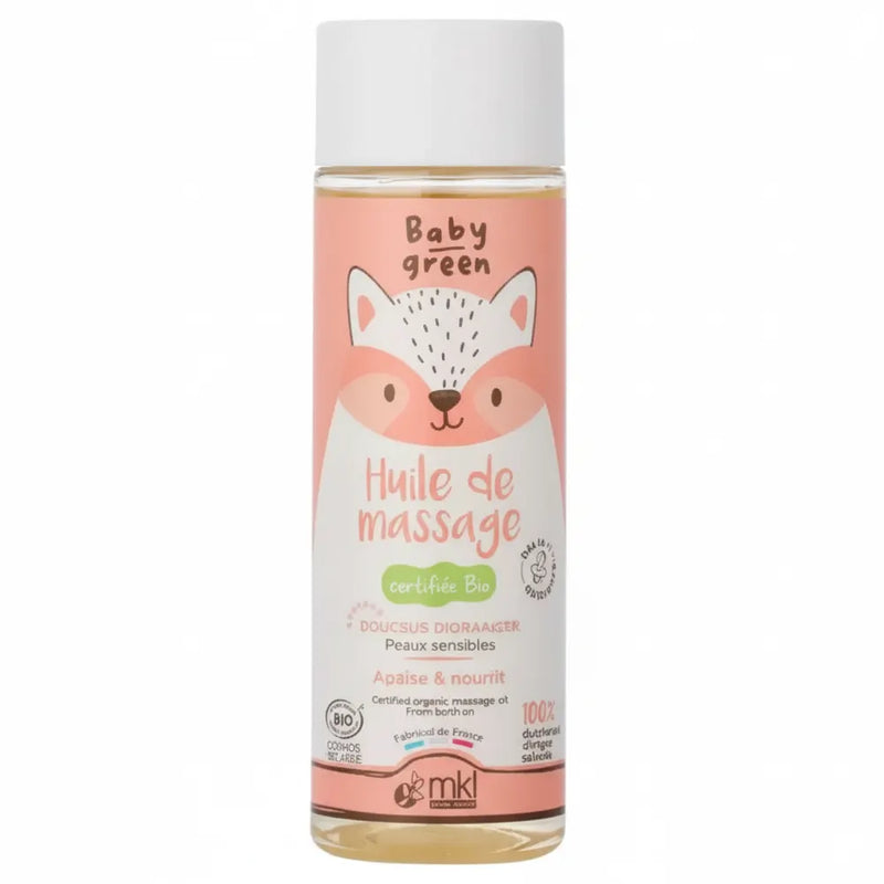 MKL Baby Green Huile de Massage Bio 100ml