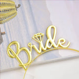 Gold Bridal Headband – 1 Piece
