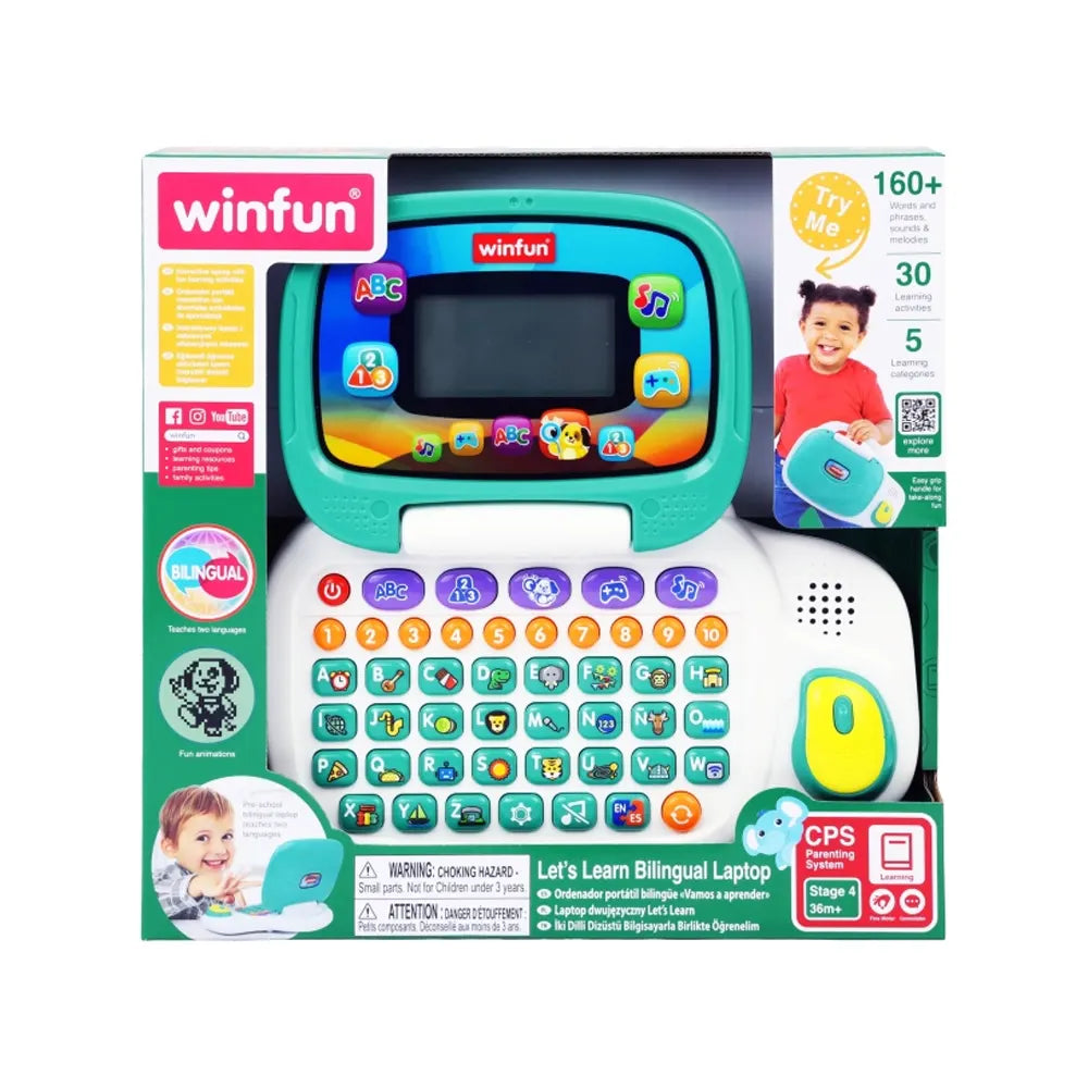 Winfun Apprenons l’Ordinateur Portable Bilingue – 3A+