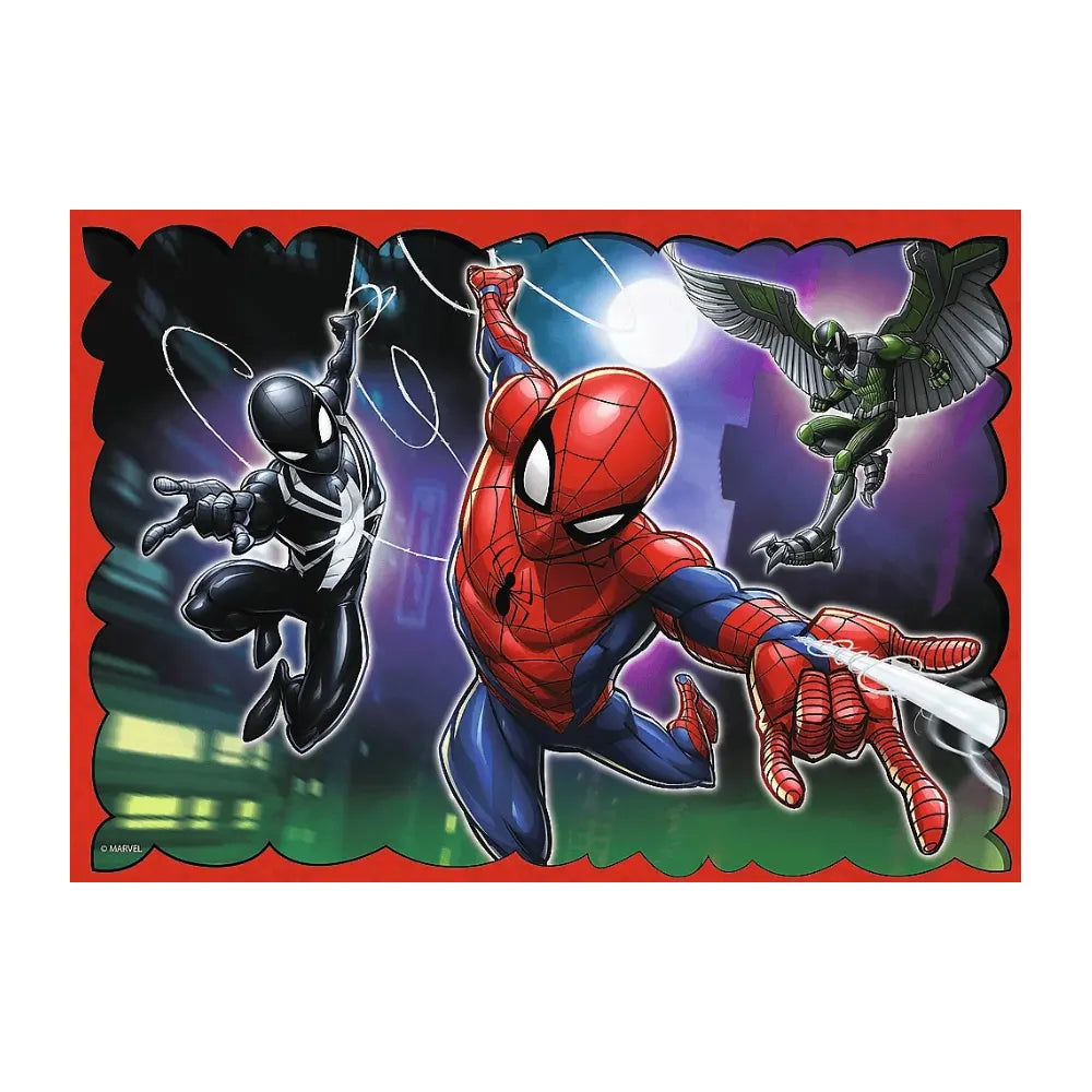 Trefl Puzzle 4en1 Spiderman le Héros – 4A+