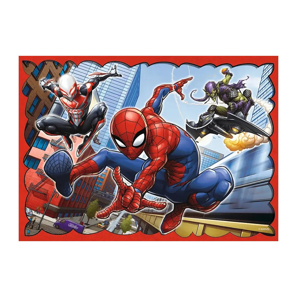 Trefl Puzzle 4en1 Spiderman le Héros – 4A+