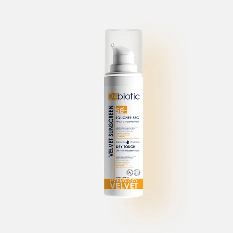 D-Biotic Velvet Sunscreen SPF50+ Toucher Sec - 50ml