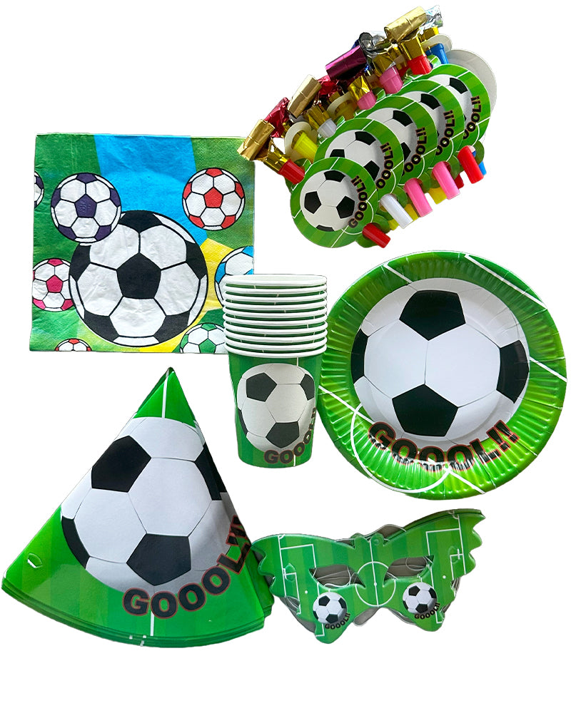 60-Piece Birthday Pack - Football