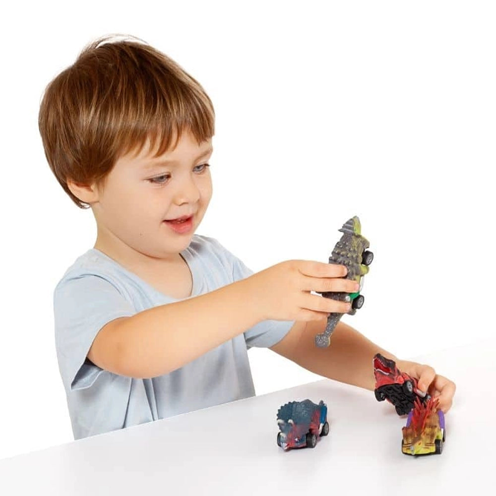 Molto Set of 4 Pull-Back Dinos 3Y+