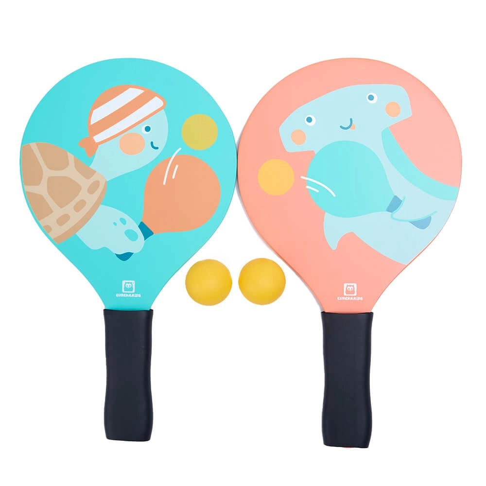 Eurekakids Raquette de Padel en Bois 4A+