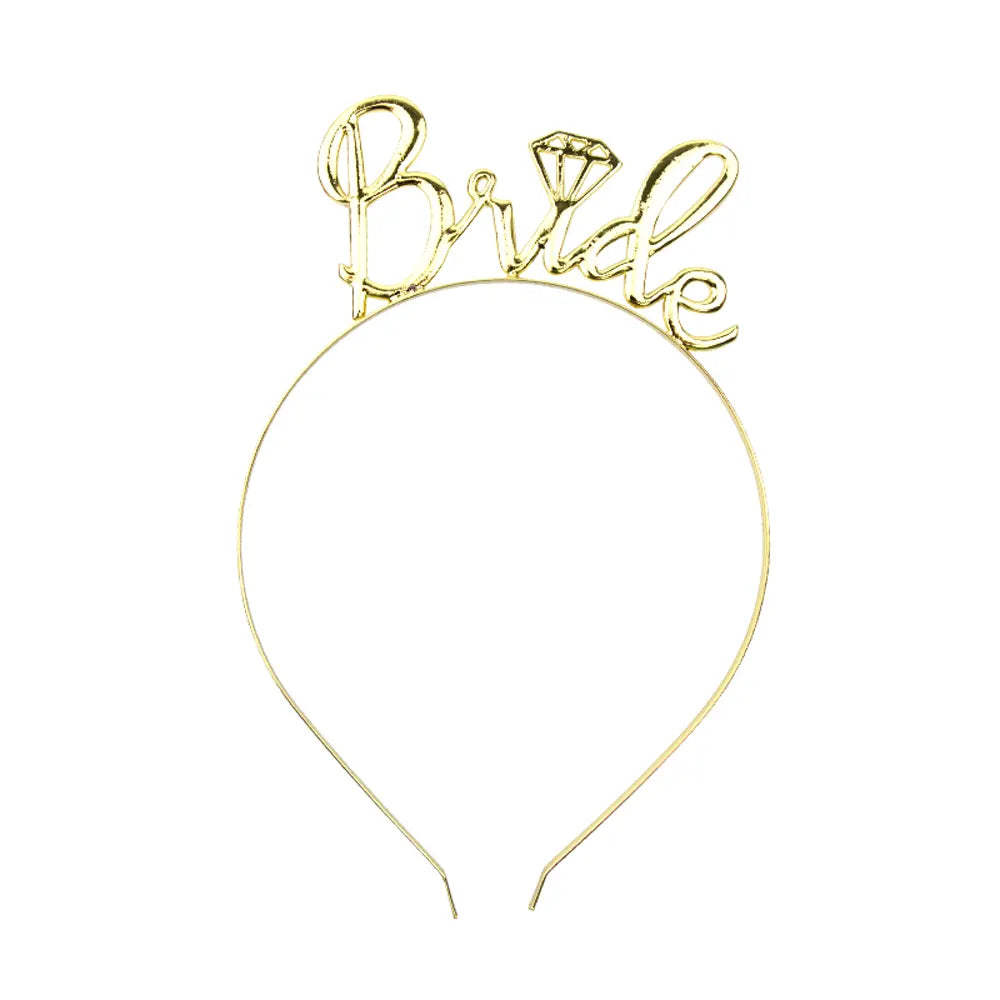 Gold Bridal Headband – 1 Piece