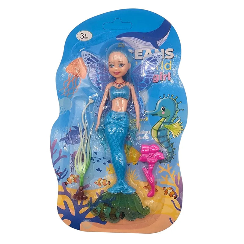 Muñeca Sirena Mágica con Accesorios – +3 años