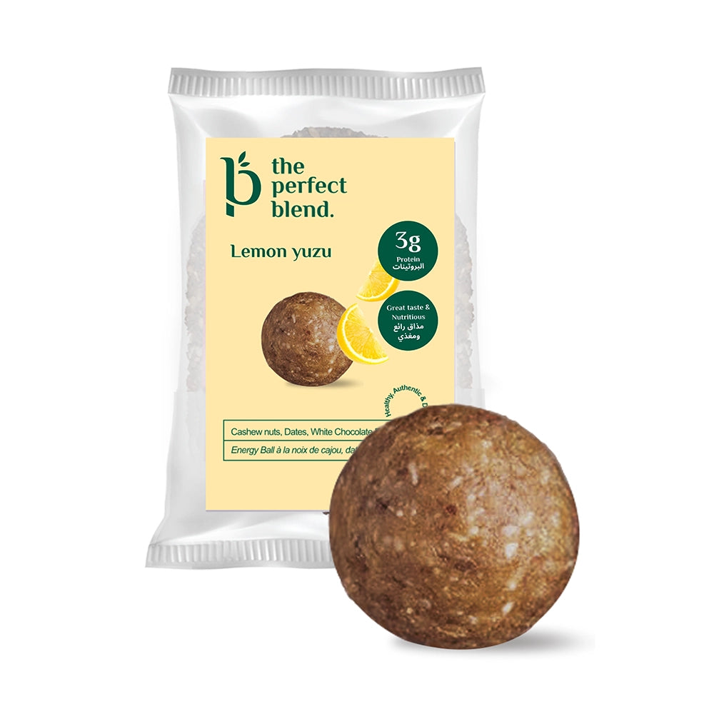 Boule Énergétique Citron Yuzu - The Perfect Blend -  Une Explosion de Fraîcheur