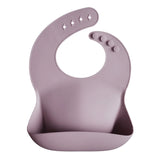 Mushie Bavoir Bébé en Silicone - Mauve Pâle