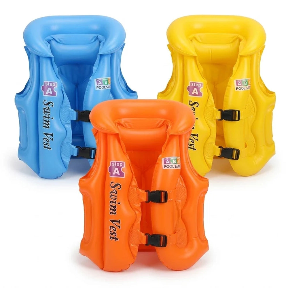 Kids Inflatable Swim Vest Step A 3–6Y