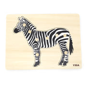 Viga Toys Puzzle Montessori 18M+ - Zèbre
