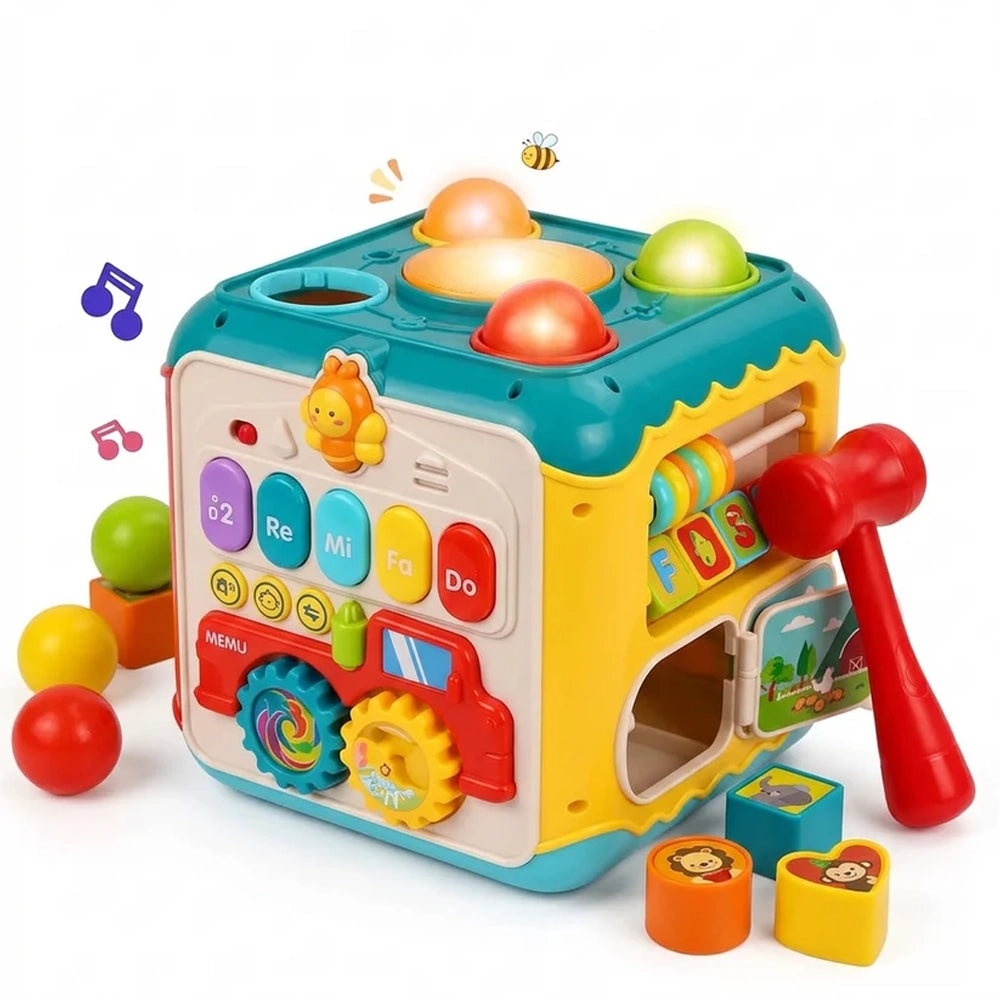Huanger Cube d'Activités Éducatives 7 en 1 - 18M+