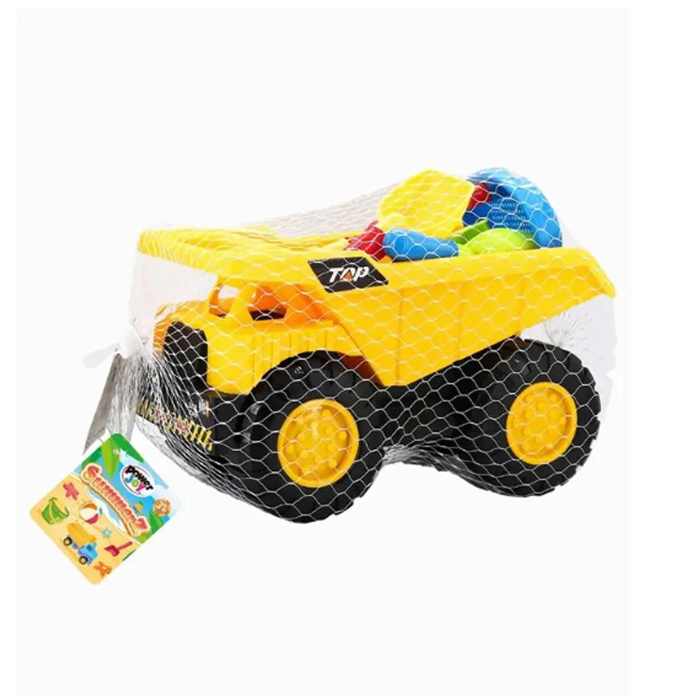 Camion de Construction Summers 6-en-1 avec Accessoires de Plage - 3A+