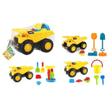 Camion de Construction Summers 6-en-1 avec Accessoires de Plage - 3A+