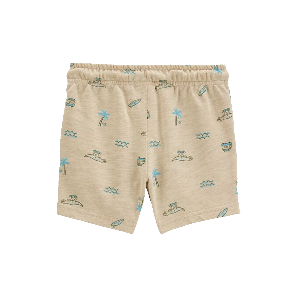 Short en Molleton à Enfiler Garçon Carter's - Plage Kaki