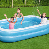 Bestway Piscine Rectangulaire Gonflable Familiale 262x175x51 cm