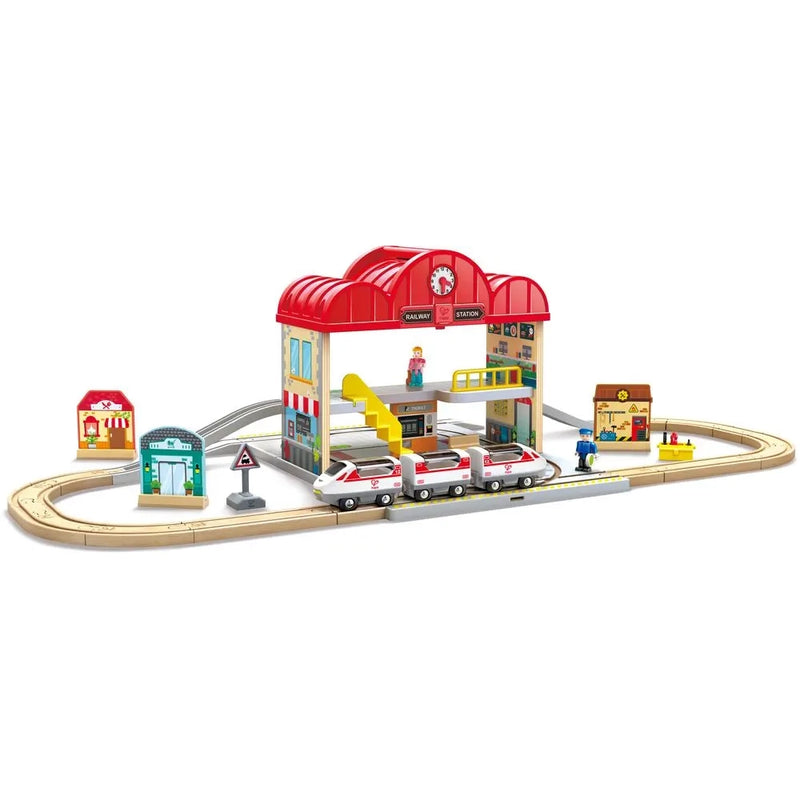 Hape Portable Train Station 3-8Y