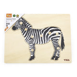 Viga Toys Puzzle Montessori 18M+ - Zèbre