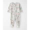 Grenouillère en Coton Bio Bébé Fille Little Planet - Botanique Lilas