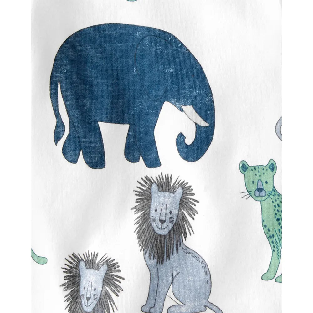 Lot de 3 Bodies Bébé Coton Bio Little Planet - Animaux