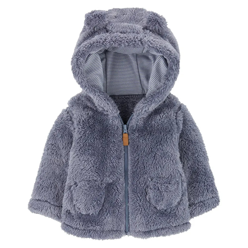 Veste à Capuche Sherpa Garçon Carter's - Bleu