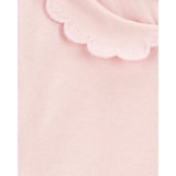 Body à Manches Courtes Col Festonné Bébé Fille OshKosh - Rose