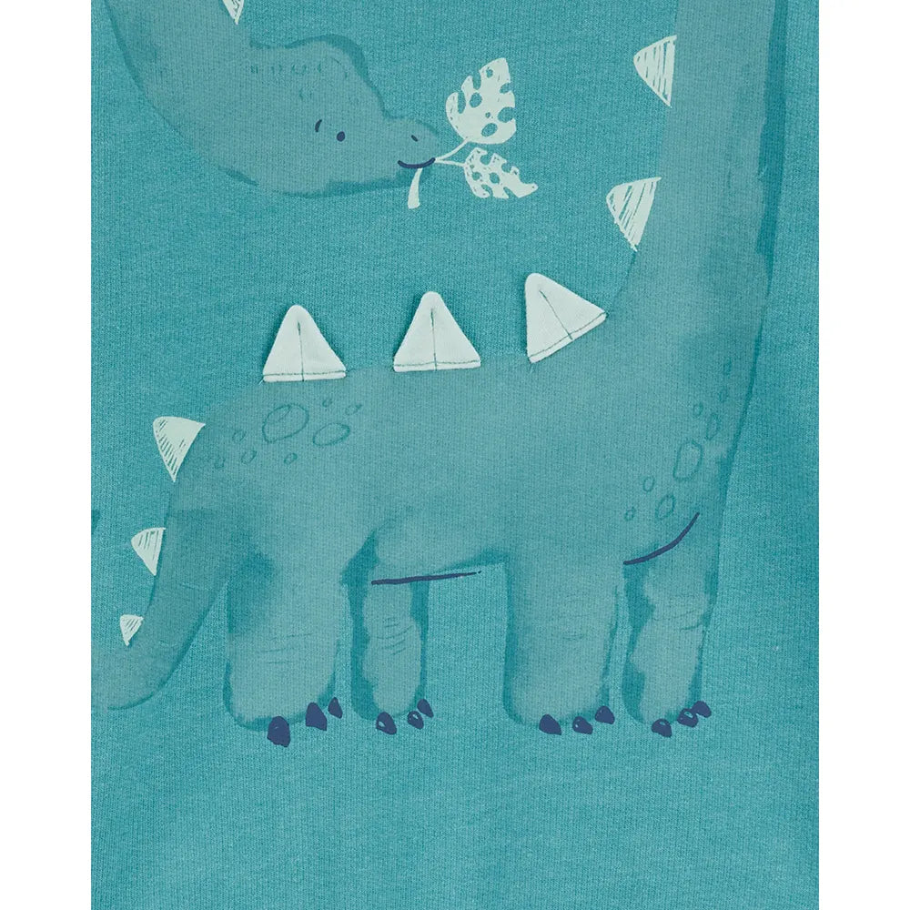 Ensemble 2 pièces bébé : pull motif dinosaure et pantalon de jogging