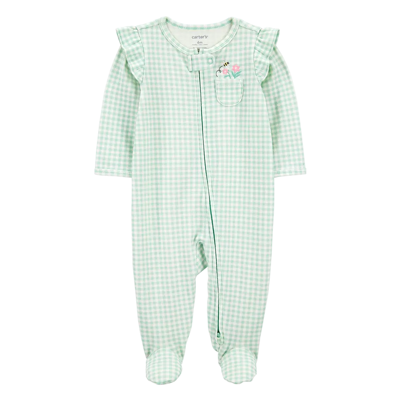 Pelele de algodón con cremallera para bebé niña Carter's - Vichy