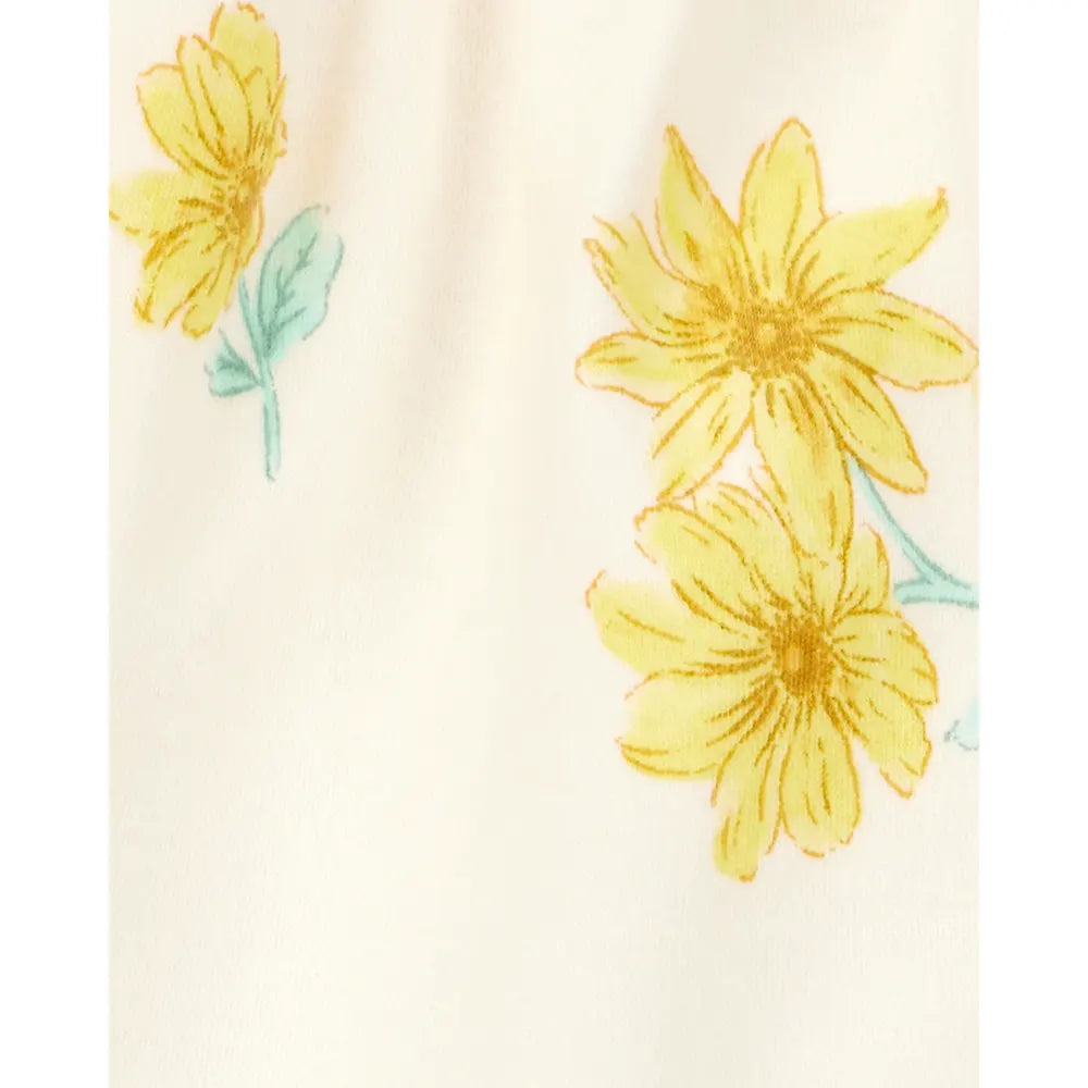 Grenouillère en Coton Zippé Bébé Fille Carter's - Floral