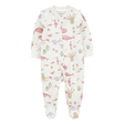 Pyjama dors-bien zippé animaux marins bébé fille