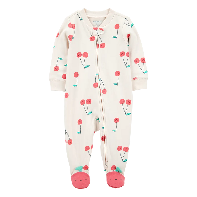 Grenouillère Zippé Bébé Fille Carter's - Cerise