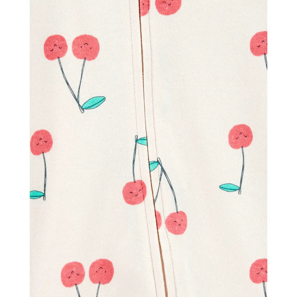 Grenouillère Zippé Bébé Fille Carter's - Cerise