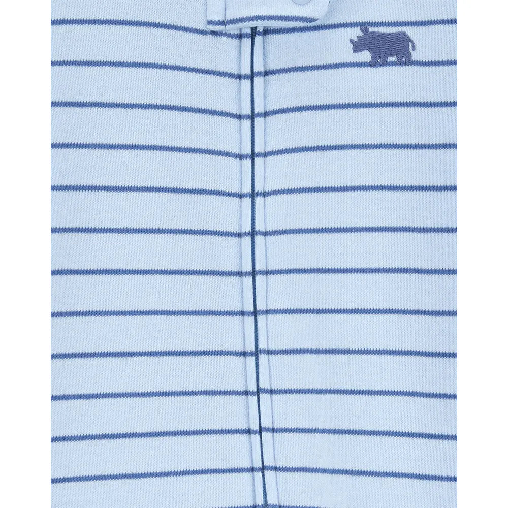 Carter's Baby Boy Zip-Up Sleeper - Rhinoceros