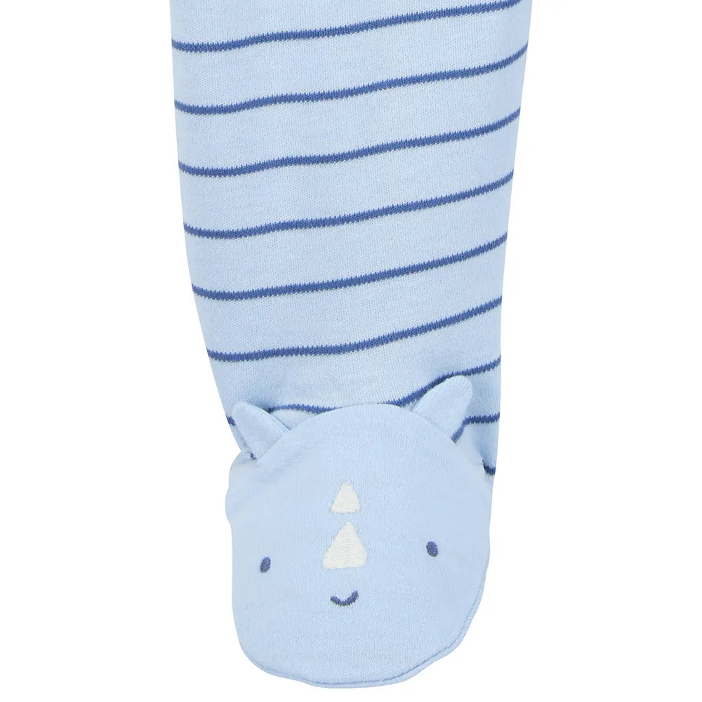 Carter's Baby Boy Zip-Up Sleeper - Rhinoceros