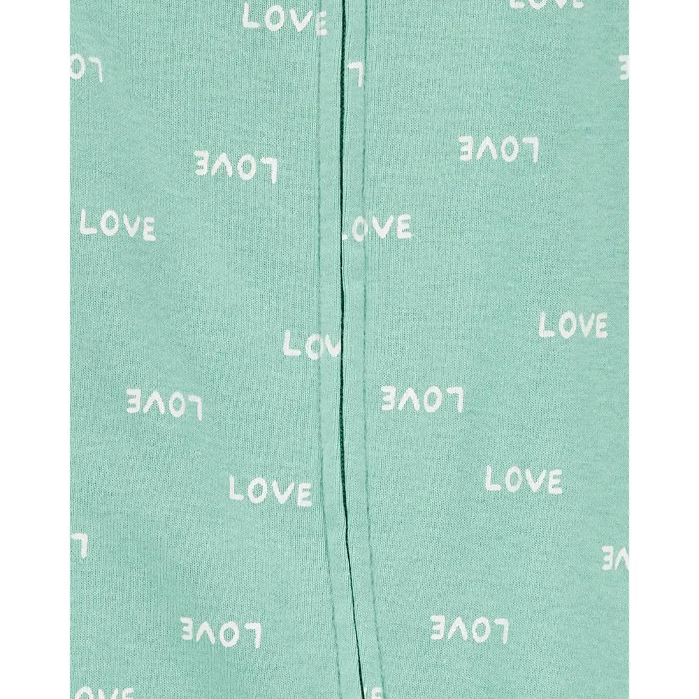 Lot de 2 Grenouilles Zippés Bébé Garçon Carter's - Vert & Blanc