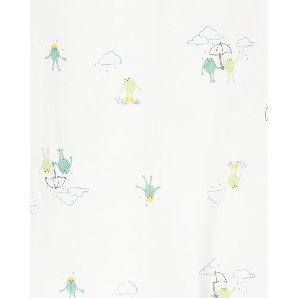 Lot de 2 Grenouilles Zippés Bébé Garçon Carter's - Vert & Blanc