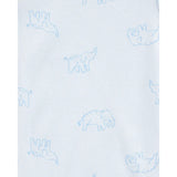 Lot de 5 Bodies en Coton Bébé Fille Carter's - Bleu & Beige